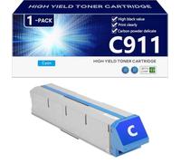 C911 Cartuccia Toner ad altissima Capacità per OKI C911 C911dn C931e C931dn C941e C941dn C942dn Stampanti, Stampe ad alto Volume,Cyan-1 pack
