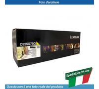 Lexmark C925X75G cartuccia toner 1 pz Originale Giallo