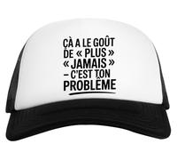 Ça A Le Goût De Plus Jamais - C’EST TON Problème Un Verre Bière Agresser Tasse Berretto da Baseball Unisex Ragazzi Nero Bianco Baseball cap Kids White Black