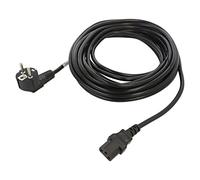 lanberg CA-C13C-11CC-0100-BK CEE 7/7 - Cavo di Alimentazione Shuko, Presa IEC 320 C13, 10 m, Nero