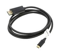 CA-CMDP-10CU-0018-BK Adattatore DisplayPort 1.2,USB 3.2 Placcato Oro 1,8m Ner...
