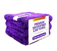 CA Detailing Asciugamani per auto in microfibra di alta qualità, confezione da 3 panni assorbenti extra large, 650 g/m², 40 x 40 cm, perfetti per dettagli auto, casa e asciugatura