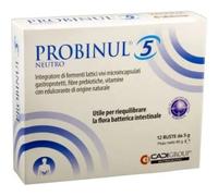 Ca.Di.Group - Probinul 5 Neutro 12 Bustine - Integratore Di Fermenti Lattici Vivi