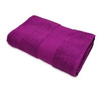 CA' D'ORO Telo doccia 100% Cotone 500 gr/mq, 100 x 150 cm - Diamante (Vino)