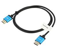 Cavo HDMI Lanberg V2.0 4K SLIM Nero 1 m Nero/Blu