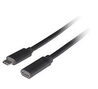 CA-USBE-20CC-0005-BK - Cavo USB 3.1 Gen 1 USB C femmina, connettore USB C placcato oro LANBERG