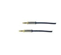 CA10050 cavo jack 3,5 mm spina 3 pin, entrambi i lati 500 mm blu scuro LOGILINK