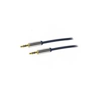 CA10300 Cavo Jack 35mm 3pin Connettore su entrambi i lati3 metri blu scuro LO...