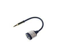 CA1100 Jack 3,5 mm femmina x 2, Jack 3,5 mm maschio 180 mm LOGILINK