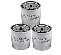 Caalii 3 confezioni di filtri dell'olio M806418 compatibili con John Deere 1023E 1025R 1026R 322 330 332 430 GX355 X495 X595 X740 1735 F735 F912 F915 2210 6 x 4 Gator Diesel Trattori tosaerba TH Gator