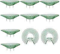 CAASFOOY Supporti per Fragole Verdi, Fragola Telaio, 10 Pezzi Supporto per Piante di Fragole con 3 Gambe robuste Rack per la Coltivazione di Fragole, Telaio per Proteggere Le Piante di Fragole