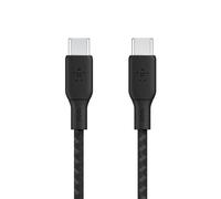 Belkin Cavo BoostCharge da USB-C a USB-C a doppia treccia PD 100W 3M Nero