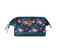 CABAIA - Astuccio da toilette con apertura grandangolare - 2 tasche interne - design francese esclusivo e originale