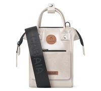 Cabaïa Nano Bag - Borsa a tracolla da 1,8 L per uomo e donna, materiale riciclato, impermeabile e vegano, design compatto e pratico, argento, ca. 12 x 18 x 8,5 cm