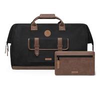 CABAIA borsa da viaggio con scomparto per laptop Adventurer Waxed Cotton Duffle Bag Trogir nero
