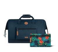 CABAIA - Duffle Adventurer Travel Bag 40L Reykjavik - Bagaglio a mano 45x30x29 cm - Idrorepellente e Vegan - 2 tasche - Scomparto per le scarpe - Borsa per il weekend, borsa sportiva - Blu