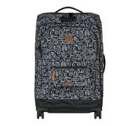 CABAIA carrello Soft Suitcase 4 Wheels All Over Trolley Amiens blu scuro