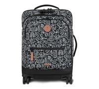 CABAIA carrello Soft Suitcase 4 Wheels Essentials Trolley Amiens blu scuro