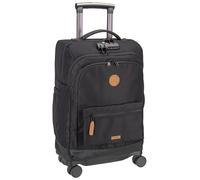 Cabaïa carrello Soft Suitcase 4 Wheels Essentials Trolley Berlin nero
