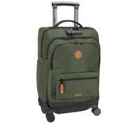 Cabaïa carrello Soft Suitcase 4 Wheels Essentials Trolley Coromandel verde scuro