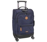 Cabaïa carrello Soft Suitcase 4 Wheels Essentials Trolley Reykjavik blu scuro