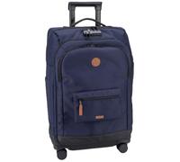 CABAIA carrello Soft Suitcase 4 Wheels Essentials Trolley Reykjavik blu scuro