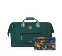 CABAIA Duffle Adventurer - Borsa da viaggio da 36 l, compatibile con bagaglio a mano 45 x 30 x 29 cm, idrorepellente e certificato vegano, 2 tasche, scomparto per scarpe, borsa per il fine settimana