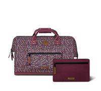 CABAIA - Duffle Adventurer Travel Bag 40L Lausanne - Bagaglio a mano 45x30x29 cm - Idrorepellente e Vegan - 2 tasche - Scomparto per le scarpe - Borsa per il weekend, borsa sportiva - Viola