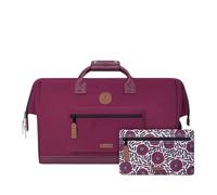 CABAIA - Duffle Adventurer Travel Bag 40L Nice - Bagaglio a mano 45x30x29 cm - Idrorepellente e Vegan - 2 tasche - Scomparto per le scarpe - Borsa per il weekend, borsa sportiva - Viola