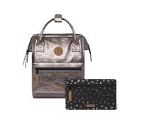 Cabaïa - Zaino Adventurer Louisville - Small 10L - Idrorepellente - scomparto per PC fino a 10,5″ - 2 tasche intercambiabili - Vegan certificato - Zaino da viaggio, lavoro e scuola - Marrone