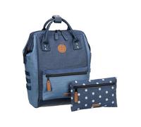 Cabaïa - Zaino - Adventurer + 2 tasche anteriori - Impermeabile - Zaino - Modello Paris, Blu, M