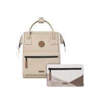 Cabaïa - Zaino Adventurer Arcachon - Mini 10L - Idrorepellente - scomparto per PC fino a 10,5″ - 2 tasche intercambiabili - Vegan certificato - Zaino da viaggio, lavoro e scuola - Marrone