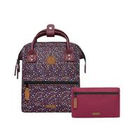 Cabaïa - Zaino Adventurer Lausanne - Mini 10L - Idrorepellente - scomparto per PC fino a 10,5″ - 2 tasche intercambiabili - Vegan certificato - Zaino da viaggio, lavoro e scuola - Viola