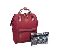 Cabaïa Zaino impermeabile 12L - Sistema MOLLE e design alla moda per uomini e donne - Nylon robusto - Comfort imbottito - ideale per viaggi, scuola, lavoro - marrone, bordeaux, L
