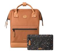 Cabaïa Zaino Impermeabile 18L - Sistema MOLLE e Design Trendy per Uomo e Donna - Nylon Resistente, Comfort Imbottito - Ideale per Viaggi, Scuola, Lavoro - Marrone