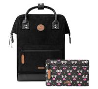 Cabaïa Zaino Impermeabile 18L - Sistema MOLLE e Design Trendy per Uomo e Donna - Nylon Resistente, Comfort Imbottito - Ideale per Viaggi, Scuola, Lavoro - Nero