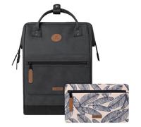 Cabaïa Zaino Impermeabile 25L - Sistema MOLLE e Design Trendy per Uomo e Donna - Nylon Resistente, Comfort Imbottito - Ideale per Viaggi, Scuola, Lavoro - Nero