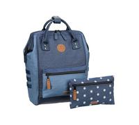 CABAIA zaino per il tempo libero con scomparto per laptop Adventurer Denim Backpack 18L San Giljan blu scuro