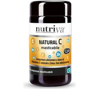 Cabassi & Giuriati Nutriva Natural C 60 Compresse Masticabili - Integratore Immunostimolante