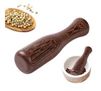 Cabbage Tamper - Manual Wooden Vegetable Crusher, Ergonomic Pickle Packer with Sturdy Tamping Base, Natural Beechwood Fermentation, Ideal for Sauerkraut Jars