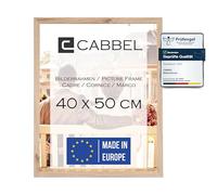 CABBEL Cornice 40x50 cm Naturale - Confezione da 1 | Cornice moderna per decorazione da parete | Perfetta per foto, poster e opere d’arte - Sostenibile ed elegante