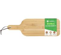 CABBEL Tagliere in bambù 40x13 cm - Durevole, igienico ed ecologico - Tagliere da cucina solido per tagliare, servire e impiattare - Reversibile con cordino per appendere