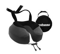 Cabeau Cuscino da viaggio Evolution S3 - Cinghie per sedile aereo - Assicura che la testa non cada in avanti - Rilassati con memory foam peluche - Tessuto ad asciugatura rapida mantiene fresco e