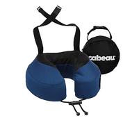 Cabeau Cuscino da viaggio Evolution S3 - Cinghie per sedile aereo - Assicura che la testa non cada in avanti - Rilassati con memory foam peluche - Tessuto ad asciugatura rapida mantiene fresco e