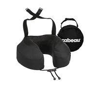 Cabeau Evolution S3 Travel Pillow - Straps to Airplane Seat - Ensures Your Head Won’t Fall Forward - Relax with Plush Memory Foam - Quick-Dry Fabric Keeps You Cool and Dry (Jet Black)…