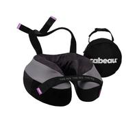 Cabeau The Neck's Evolution S3 - Cuscino cervicale con tappi per le orecchie, 25 cm, colore: Nero/Grigio-Berlino