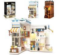 Cabeeskii Book Nook - Set di mattoncini da costruzione, per casa con LED, per adulti, ragazzi e ragazze dai 10 anni in su