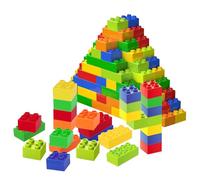 Cabeeskii Grandi mattoni da costruzione, 168 pezzi in 6 colori e 2 misure | Compatibile con Duplo e le marche leader, giocattolo ideale per bambini da 3 anni