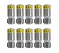 Cabelcon 10 connettori F-6-TD 4.9 F a compressione giallo