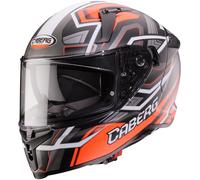 Caberg Avalon X Brama Elmetto, nero opaco/grigio/rosso, Taglia L (59/60)